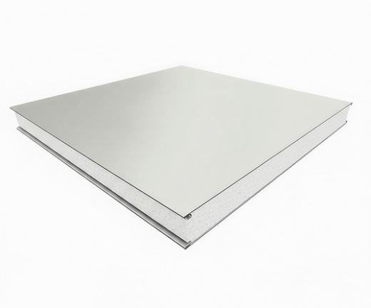 Стеновая сэндвич-панель из пенополистирола 50x1200, гладкая белая